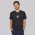 Camiseta New Era NFL Regular Logo Oficial Masculina PRETO