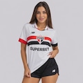 Camisa do São Paulo I 24/25 Torcedora New Balance Feminina BRANCO