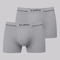 Kit Cueca Boxer Lupo - 2 Unidades CINZA