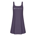 Vestido Macaquinho Duplo Mormaii Vitória Marchezini - Feminino ROXO
