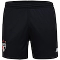 Calção SPFC Away 2026 - Masculino PRETO/VERMELHO