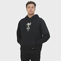 Moletom Hurley Canguru x Shibuya Signature Block Party - Masculino PRETO
