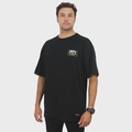 Camiseta Max Fit Hurley x Shibuya Logo Escama Black - Masculina PRETO