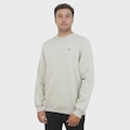 Moletom Quiksilver Embroidery Sand Importado - Masculino BEGE