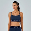 Top Alto Giro Sport PR26 Vinil - Feminino AZUL ESCURO