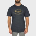 Camiseta Rip Curl Made For Riding Black Marle - Masculina PRETO