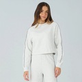 Camiseta Alto Giro Raglan Mescla com Elástico WT26 - Feminina OFF WHITE