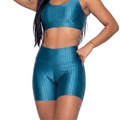 Short Fitness Ikat New Zig 3D Vekyo -  Feminino AZUL