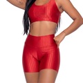 Short Fitness Ikat New Zig 3D Vekyo -  Feminino VERMELHO