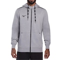 Moletom Mizuno Zipper Mescla - Masculino CINZA