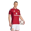 Camisa I Jogador Manchester United 26/27 adidas Masculina VERMELHO/ROXO