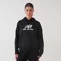 Casaco New Balance Com Capuz Felpa Essentials Basic Feminino PRETO