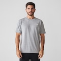 Camiseta New Balance Essentials Sl Masculina CINZA ESC/AZUL