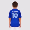 Camisa do Cruzeiro I 24/25 10 M. Pereira Adidas Infantil AZUL