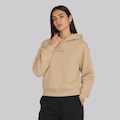 Blusão de Moletom com Capuz Fila Classic B Feminino BEGE