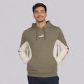 Blusão de Moletom Puma Ess Block Hoodie Masculino VERDE