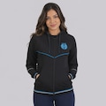 Jaqueta do Grêmio Moletom Cuts Feminina PRETO