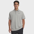 Camiseta Polo de Golf Under Armour Tech - Masculina CINZA