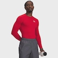 Camiseta de Compressão de Treino Under Armour HeatGear - Masculina VERMELHO