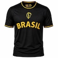 Camisa do Corinthians Especial Brasil Gold Coimbra - Masculina PRETO