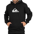 Moletom Quiksilver Canguru Comp Logo WT26 - Masculino PRETO