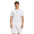 Camiseta Estampada adidas Tennis Masculina BRANCO/PRETO