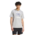 Camiseta Estampada adidas Novelty Foosball Masculina CINZA