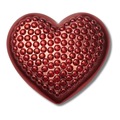 Jibbitz™ Crocs Coração Bling BRANCO