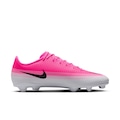 Chuteira de Campo Nike Mercurial Vapor 17 Club Adulto BRANCO/ROSA