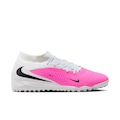 Chuteira Society Nike Phantom 6 Academy High Adulto BRANCO/ROSA