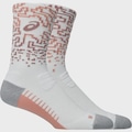 Meia Performance New Balance Run Crew Cano Alto Unissex BRANCO
