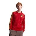 Camisa da Bélgica Manga Longa Retrô 1986 adidas - Masculina VERMELHO
