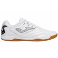 Chuteira Futsal Adulto Joma Maxima Indoor Respirável BRANCO/PRETO