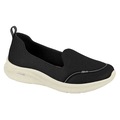Tênis Feminino Activitta Slip On Casual PRETO/BRANCO