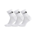 Kit com 3 pares de Meia Cano Médio The North Face Everyday Standard Crew - Unissex PRETO/BRANCO/DOURADO