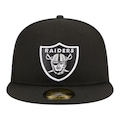 Boné Adulto New Era 5950 Las Vegas Raiders Aba Reta PRETO