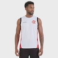 Camiseta Regata do Flamengo Braziline Estalo - Masculina BRANCO