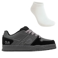 Kit Tênis Öus Quina e Meia - Masculino CINZA/PRETO