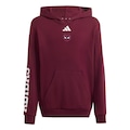 Blusão de Moletom adidas Marvel Spider-Man Infantil VINHO/BRANCO