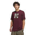 Camiseta adidas Box Logo Masculina VINHO