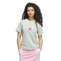 Camiseta adidas Logo Floral Feminina VERDE