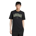Camiseta adidas Script Masculina PRETO