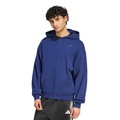 Blusão de Moletom com Capuz Uniforme adidas Logo Pequeno adidas Masculino AZUL ESCURO