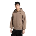 Blusão de Moletom com Capuz Uniforme adidas Logo Pequeno adidas Masculino BEGE
