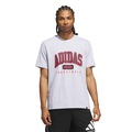 Camiseta adidas Universitária Masculina CINZA CLARO