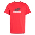 Camiseta adidas Adrenaline Aesthetic Infantil VERMELHO