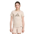Camiseta adidas Animal Infantil BEGE