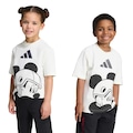 Camiseta adidas Disney Mickey Mouse adidas Unissex BRANCO/PRETO