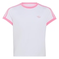 Camiseta Classics Climacool Y-3 Feminina Infantil BRANCO/ROSA CLA