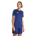 Camiseta Tiro 26 Essentials adidas Feminina AZUL ESC/BRANCO